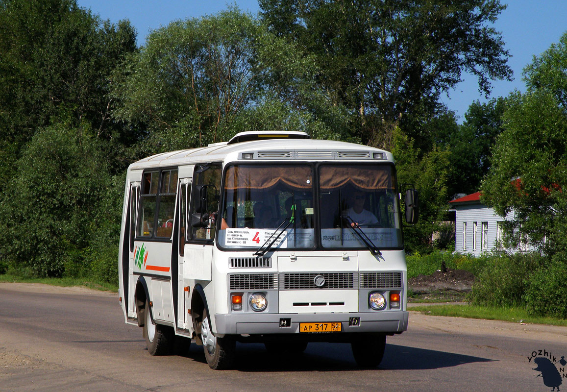 Нижегородская область, ПАЗ-32054 № АР 317 52