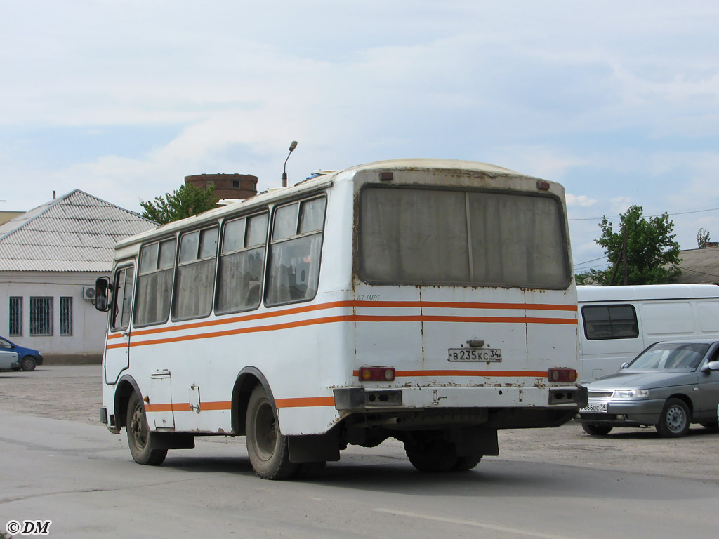 Волгоградская область, ПАЗ-3205 (00) № 00097