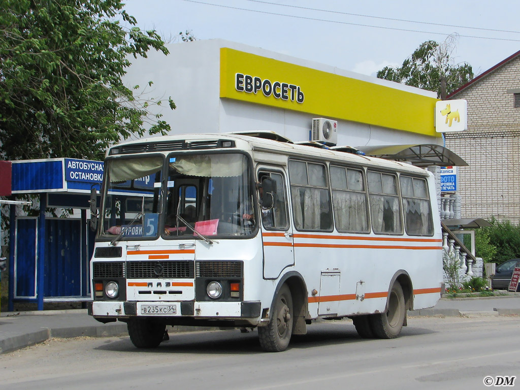 Волгоградская область, ПАЗ-3205 (00) № 00097