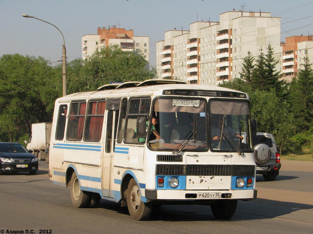 Омская область, ПАЗ-3205-110 № Р 620 УУ 55