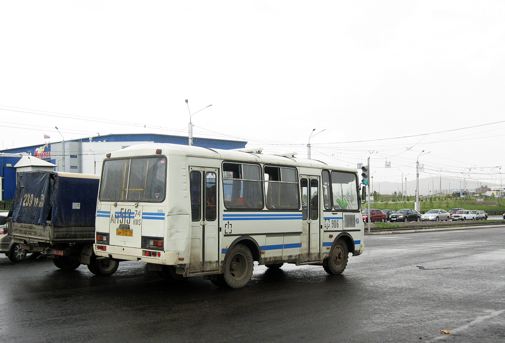 Челябинская область, ПАЗ-32054 № 906