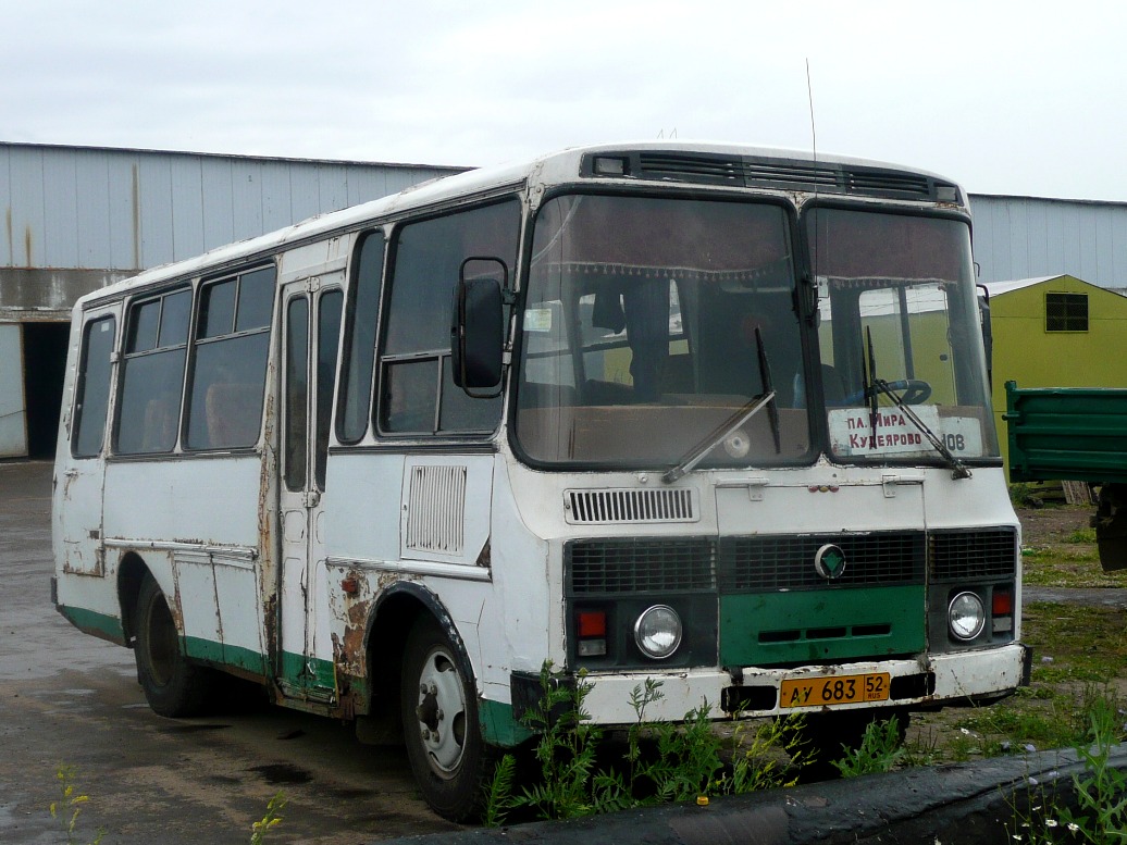 Нижегородская область, ПАЗ-3205-110 № АУ 683 52