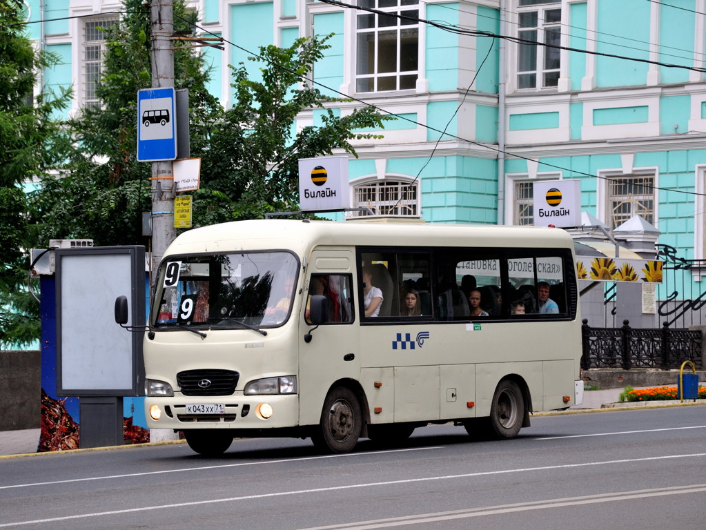 Тульская область, Hyundai County SWB C08 (РЗГА) № К 043 ХХ 71