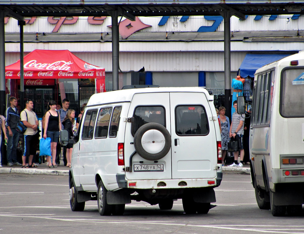 Nizhegorodskaya region, GAZ-322132 (XTH, X96) Nr. Х 748 УА 52