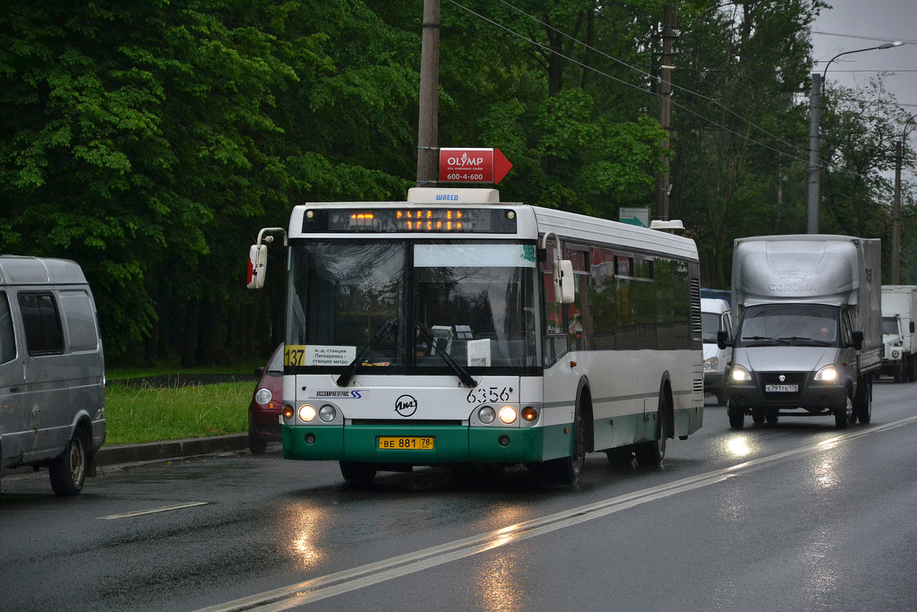 Санкт-Петербург, ЛиАЗ-5292.20 № 6356