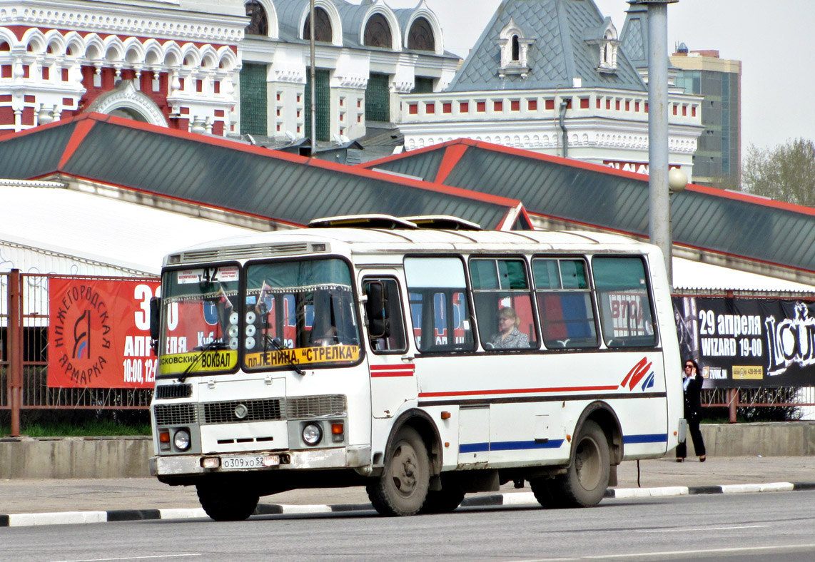 Нижегородская область, ПАЗ-32054 № О 309 ХО 52