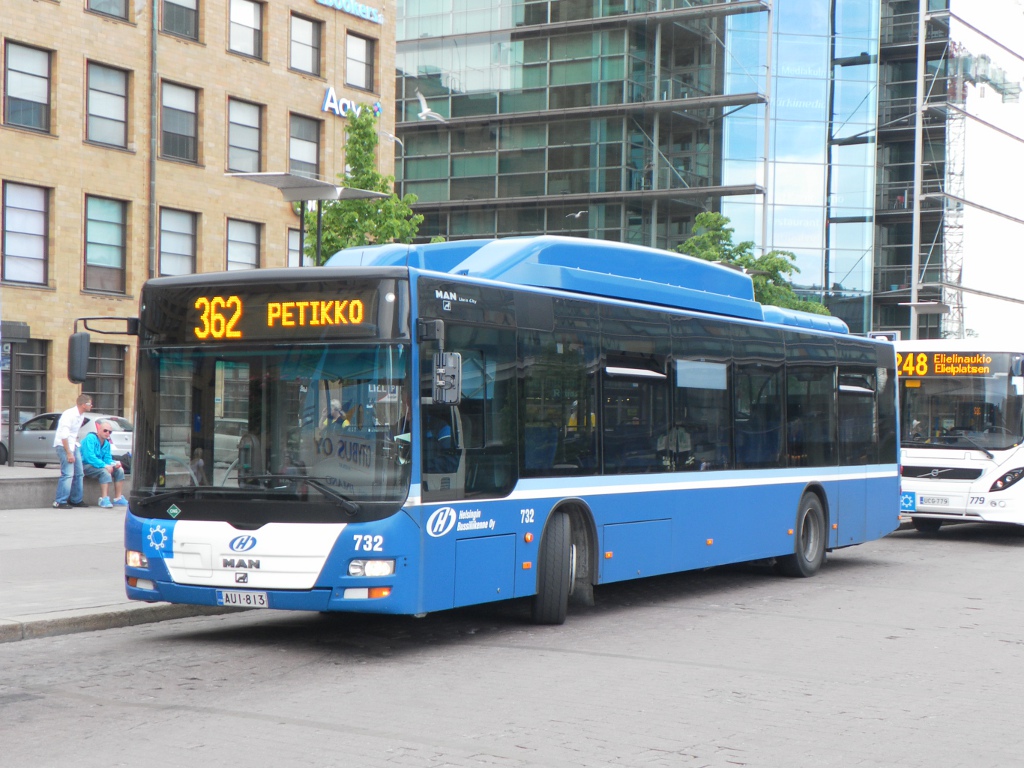 Финляндия, MAN A21 Lion's City NL243 CNG № 732