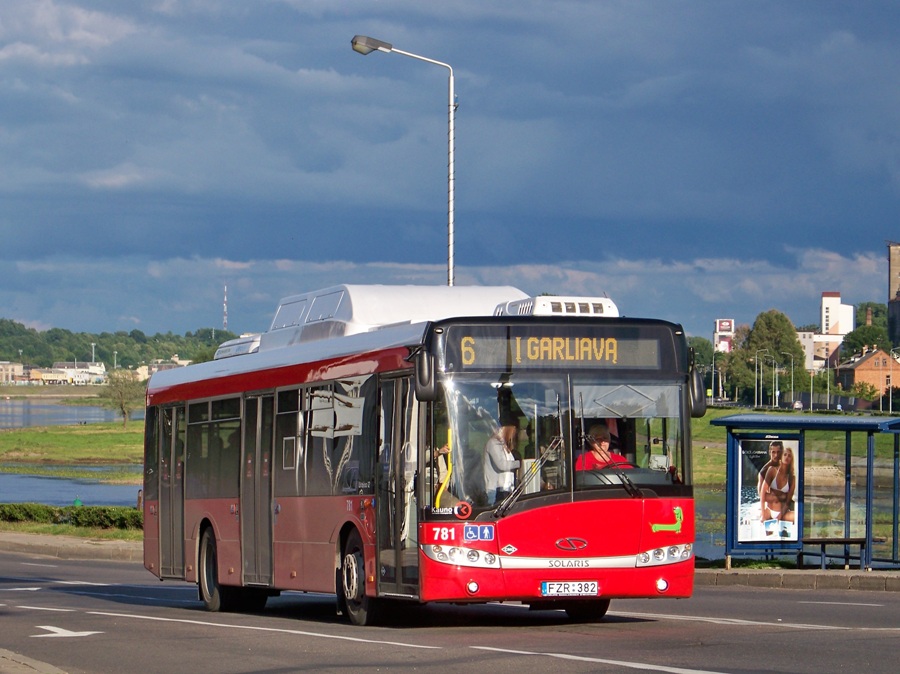 Литва, Solaris Urbino III 12 CNG № 781