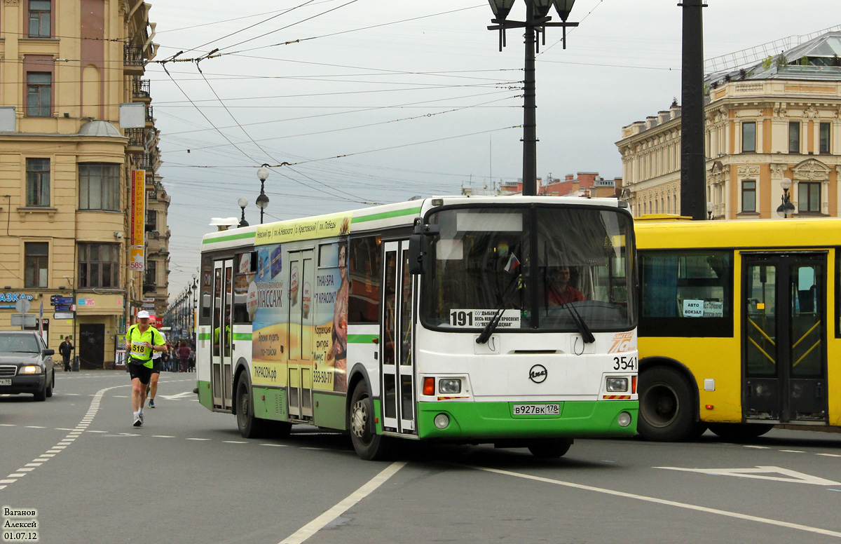 Санкт-Петербург, ЛиАЗ-5293.53 № 3541