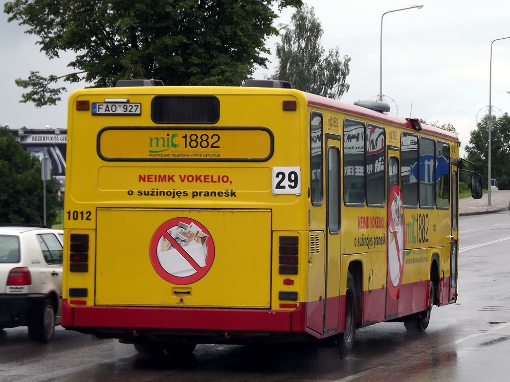 Литва, Scania CN113CLB № 1012