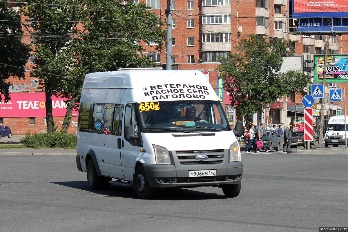 Sankt Petersburg, Nizhegorodets-222702 (Ford Transit) Nr М 906 КМ 178