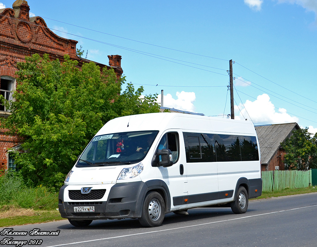 Рязанская область, Имя-М-2234 (Peugeot Boxer) № В 229 КУ 62