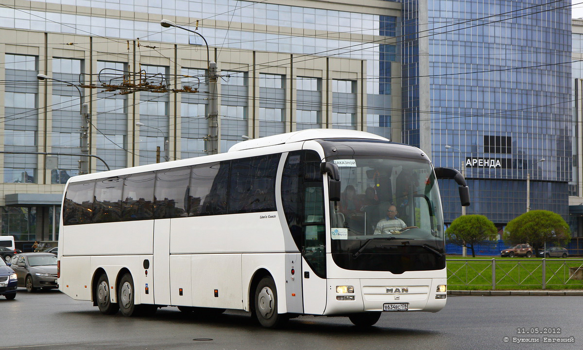 Санкт-Петербург, MAN R08 Lion's Coach L RHC444 L № В 634 ВС 178