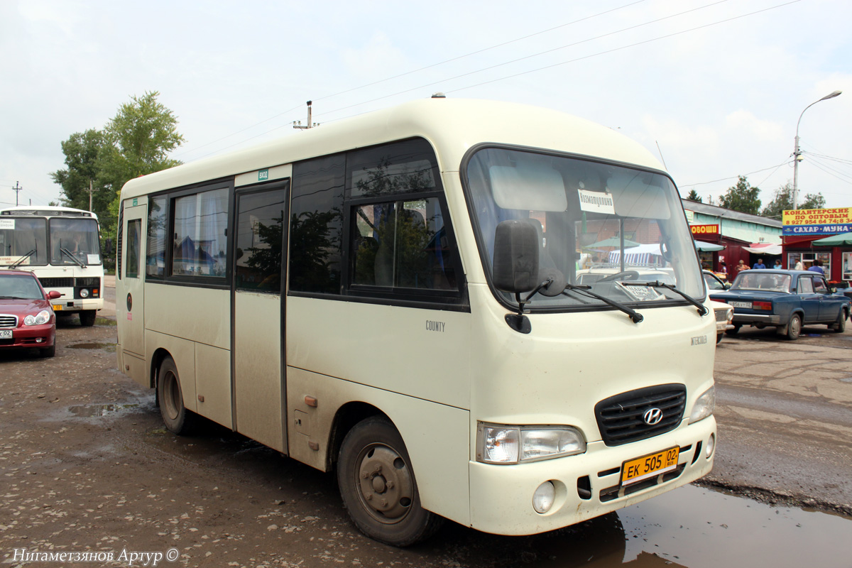 Башкортостан, Hyundai County SWB (группа ТагАЗ) № ЕК 505 02