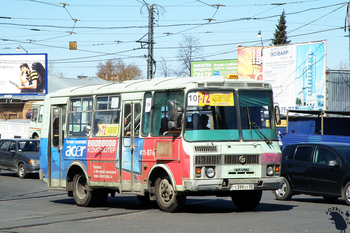 Нижегородская область, ПАЗ-32054 № Т 399 СУ 52