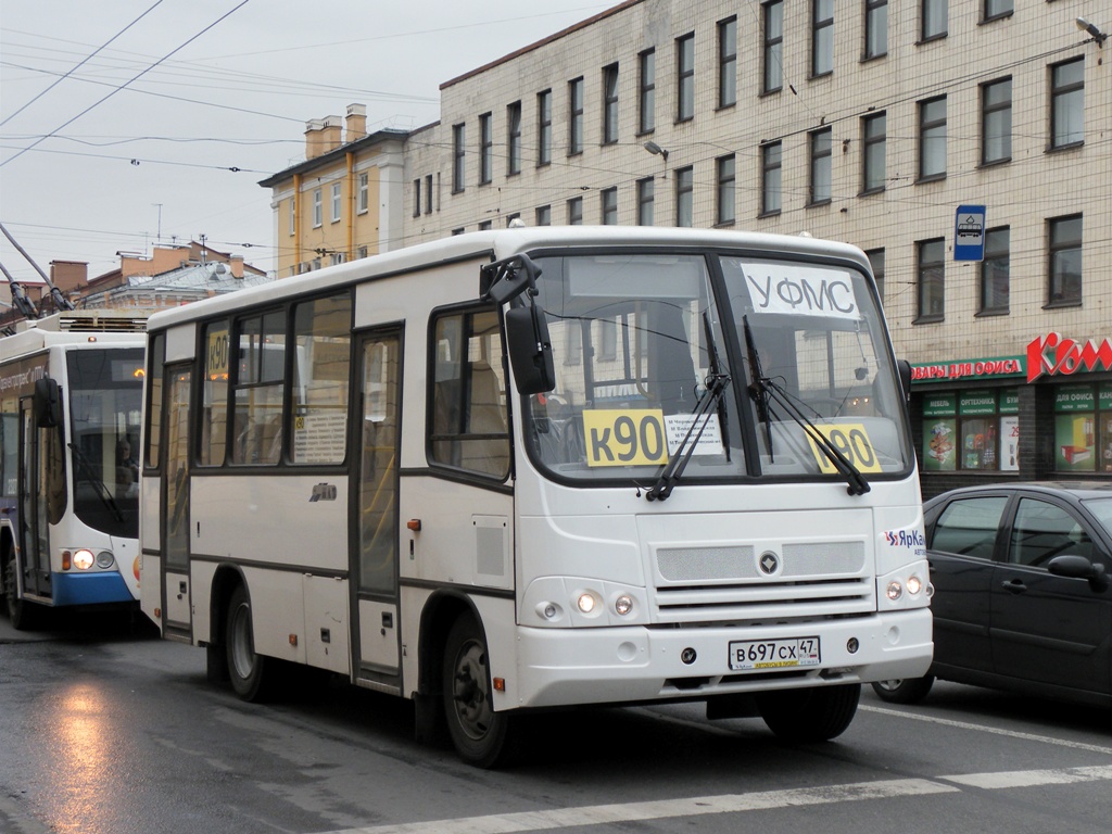 Санкт-Петербург, ПАЗ-320402-05 № В 697 СХ 47