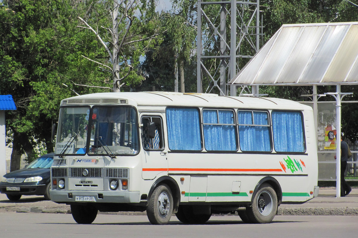 Пензенская область, ПАЗ-32054-07 № К 915 УР 58