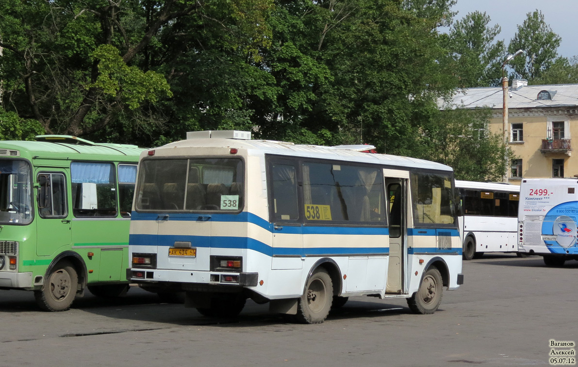 Ленинградская область, ПАЗ-3205-50 № АК 434 47