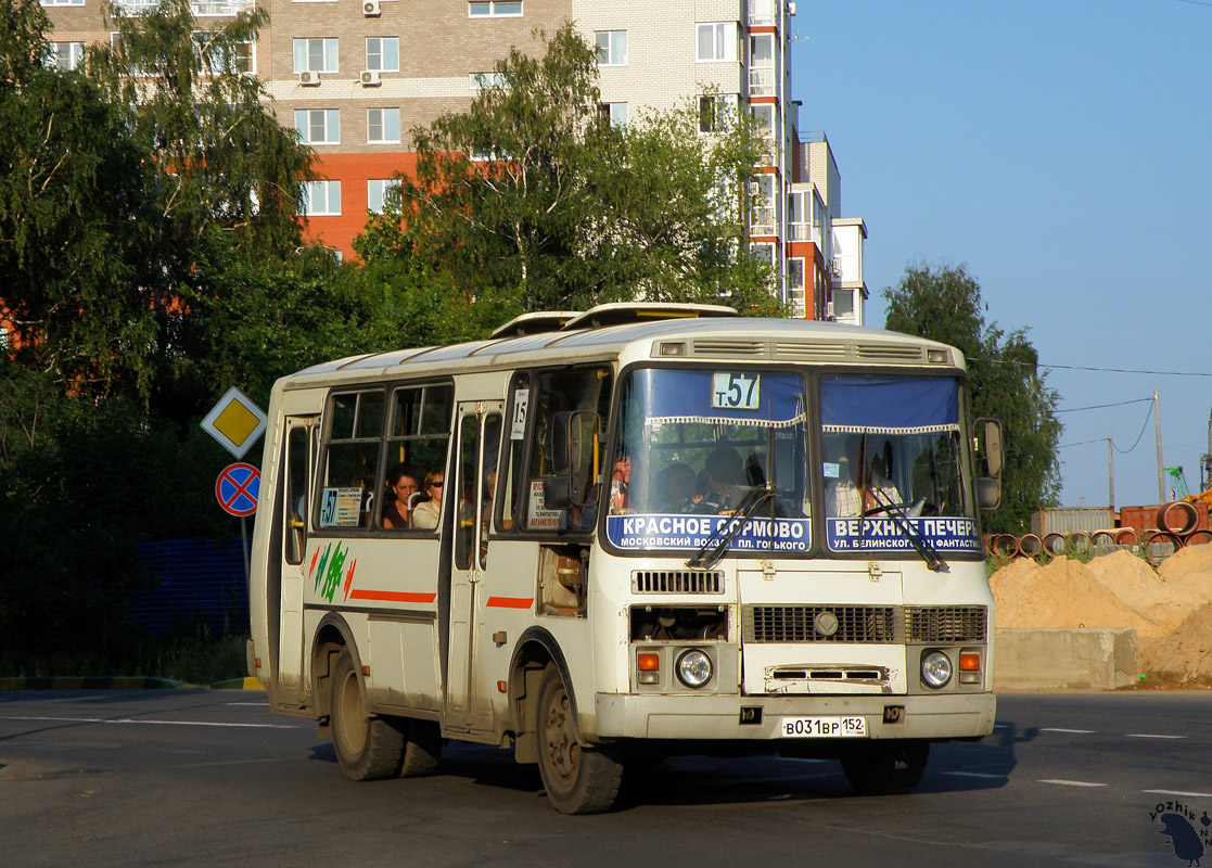 Нижегородская область, ПАЗ-32054 № В 031 ВР 152