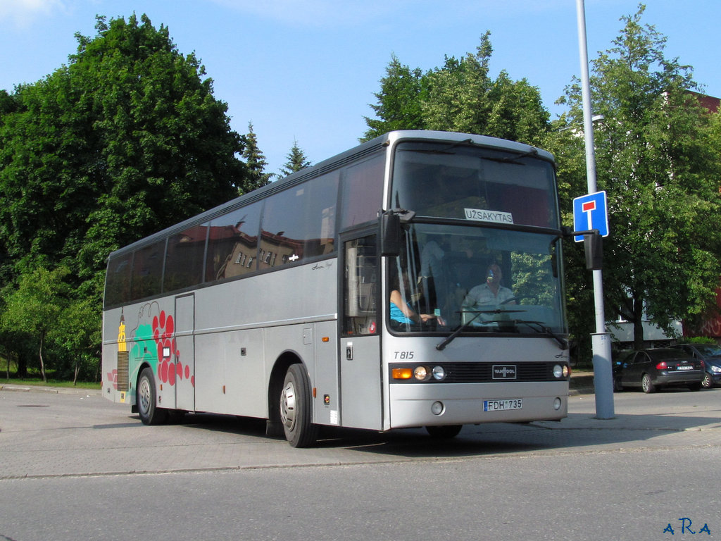 Литва, Van Hool T815 Acron № FDH 735; Литва — Праздник песни 2012 — Фото —  Автобусный транспорт