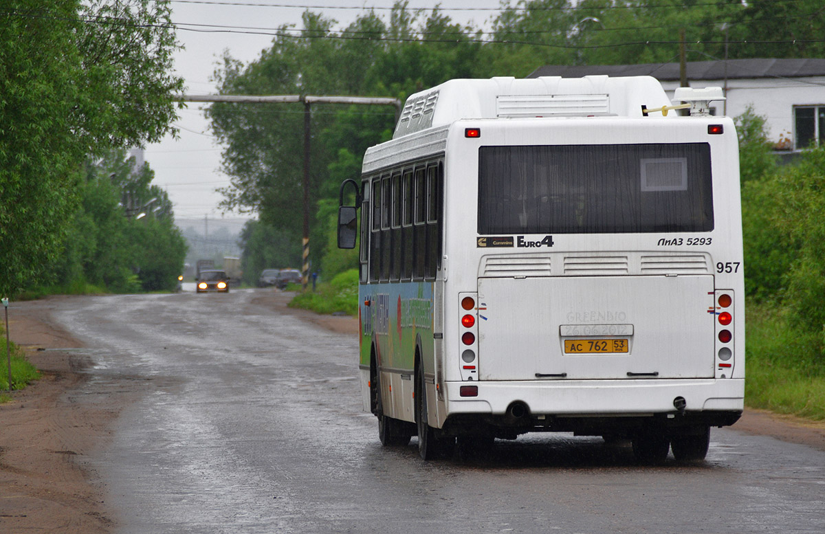 Новгородская область, ЛиАЗ-5293.70 № 957