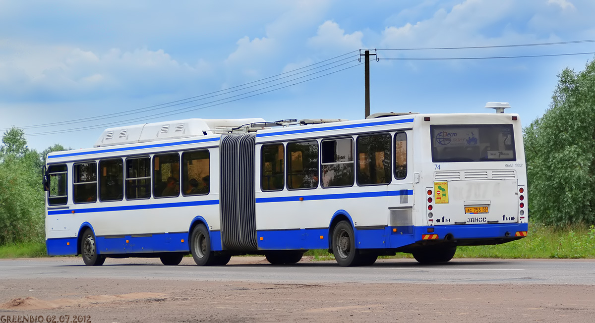 Новгородская область, ЛиАЗ-6212.70 № 74