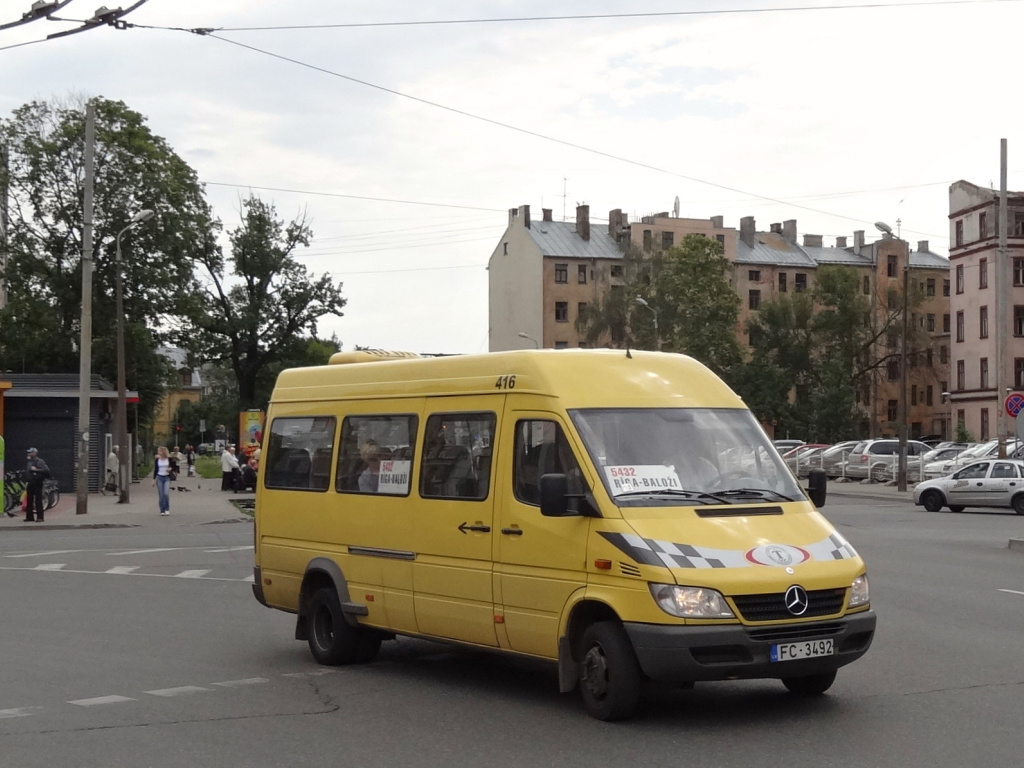 Латвия, Mercedes-Benz Sprinter W904 413CDI № 416