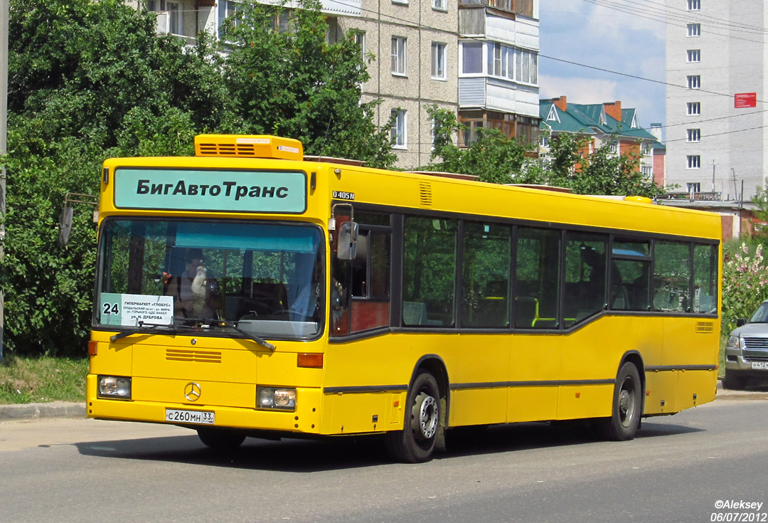 Vladimir region, Mercedes-Benz O405N2 Nr. С 260 МН 33