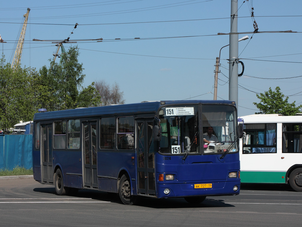 Санкт-Петербург, ЛиАЗ-5256.25 № 3024