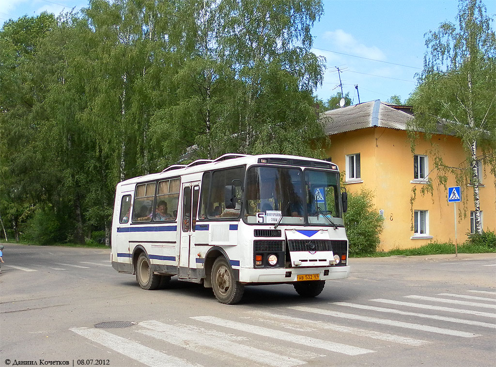 Тверская область, ПАЗ-3205-110 № АВ 532 69