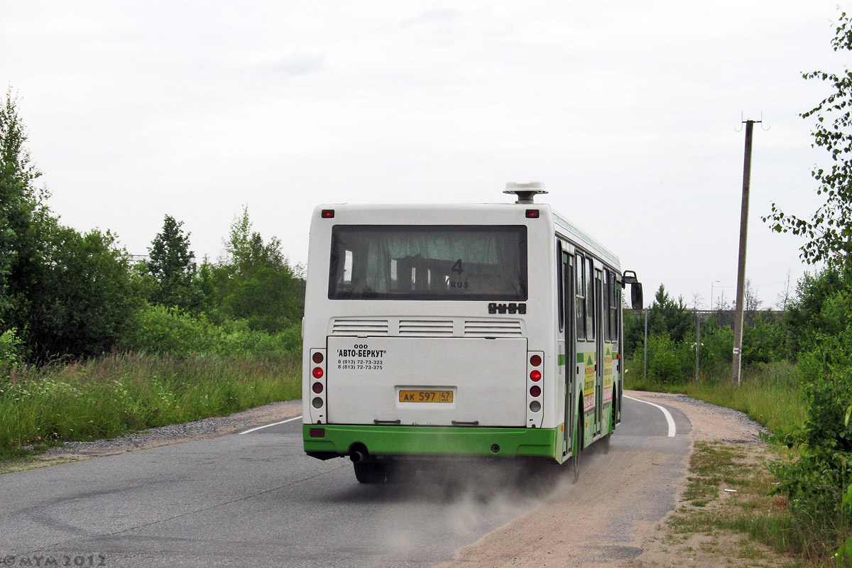 Ленинградская область, ЛиАЗ-5256.45 № АК 597 47