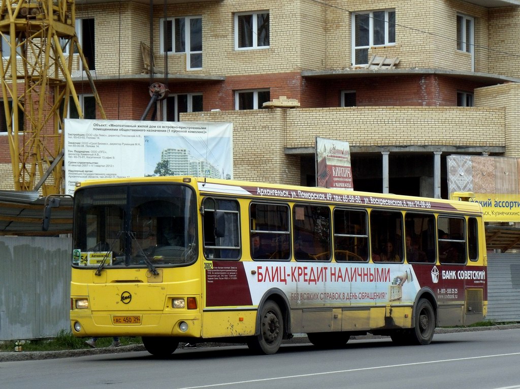 Архангельская область, ЛиАЗ-5256.36 № 3602