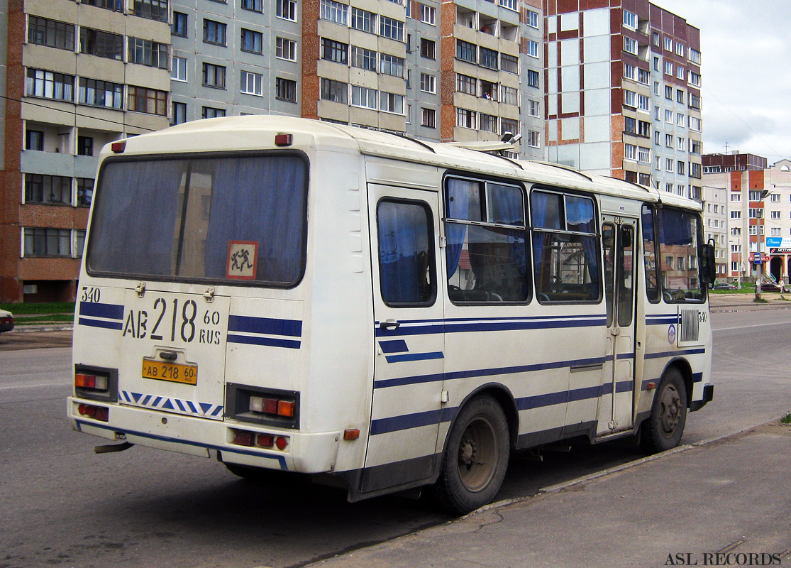Псковская область, ПАЗ-32053 № 340