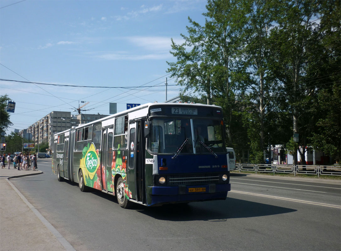 Свердловская область, Ikarus 283.10 № 1749