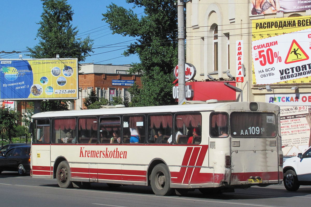 Пензенская область, Mercedes-Benz O307 № АА 109 58