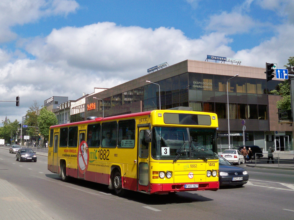 Литва, Scania CN113CLB № 1012