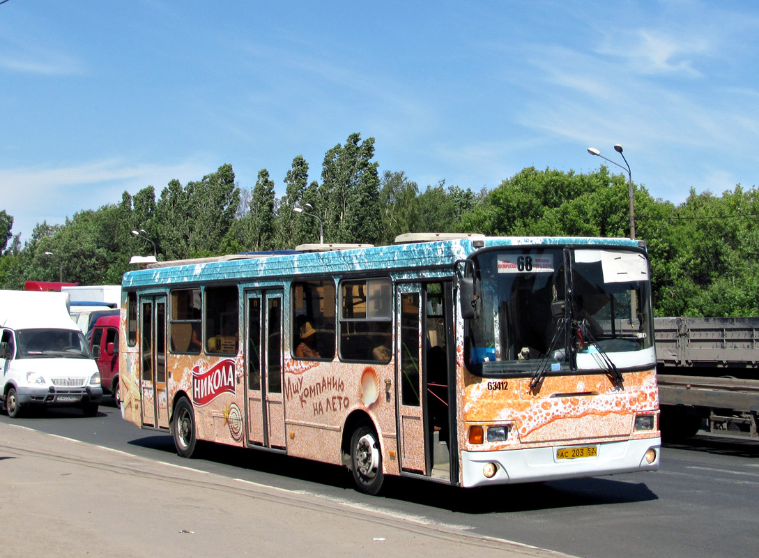 Nizhegorodskaya region, LiAZ-5293.00 № 63412