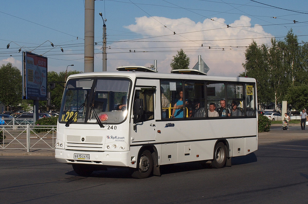 Санкт-Петербург, ПАЗ-320402-05 № 240