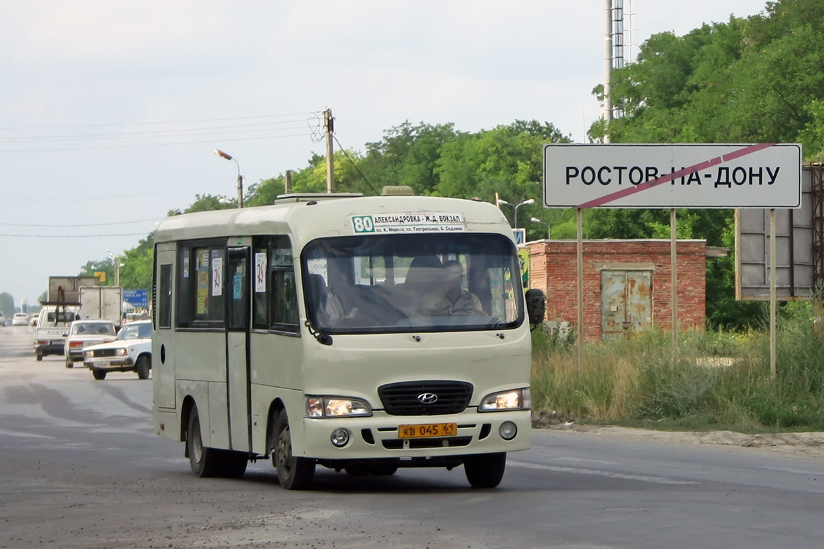 Ростовская область, Hyundai County SWB C08 (РЗГА) № КВ 045 61