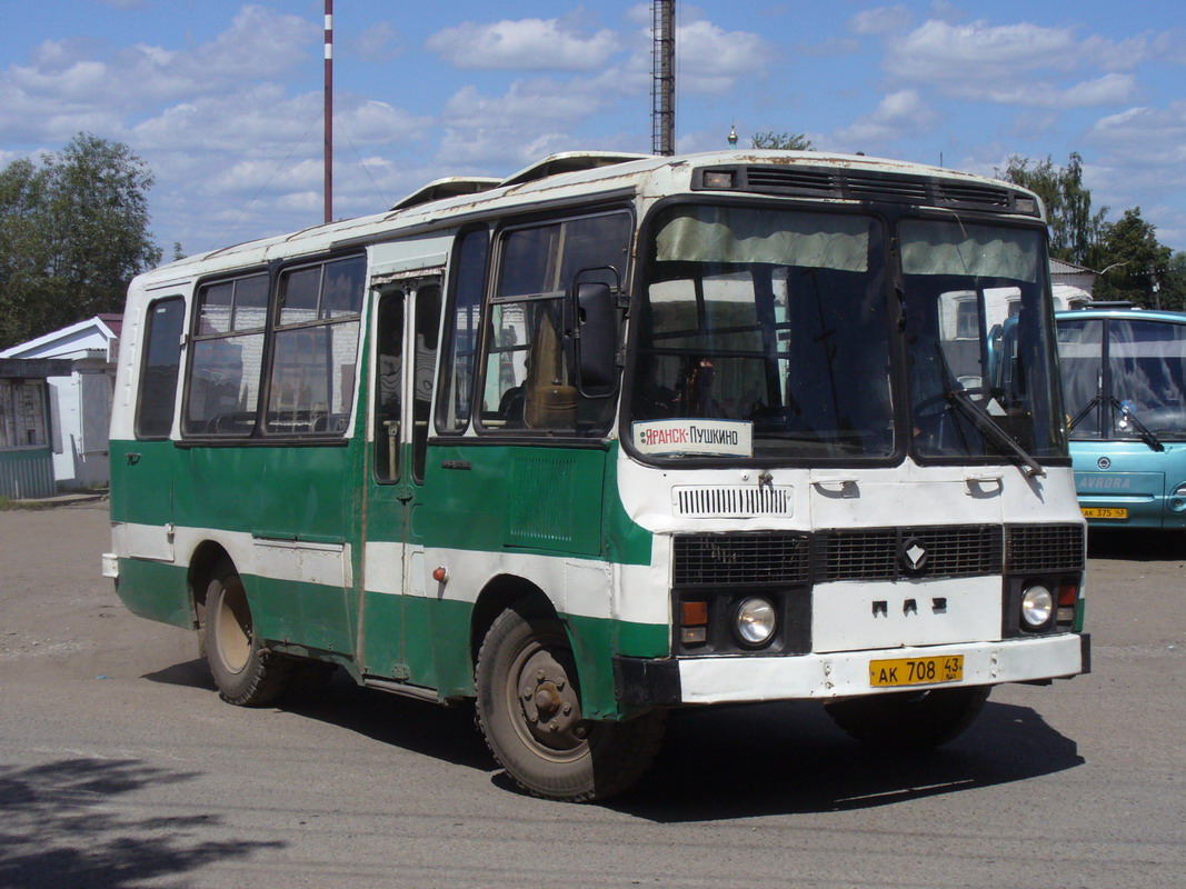 Кировская область, ПАЗ-3205 (00) № АК 708 43