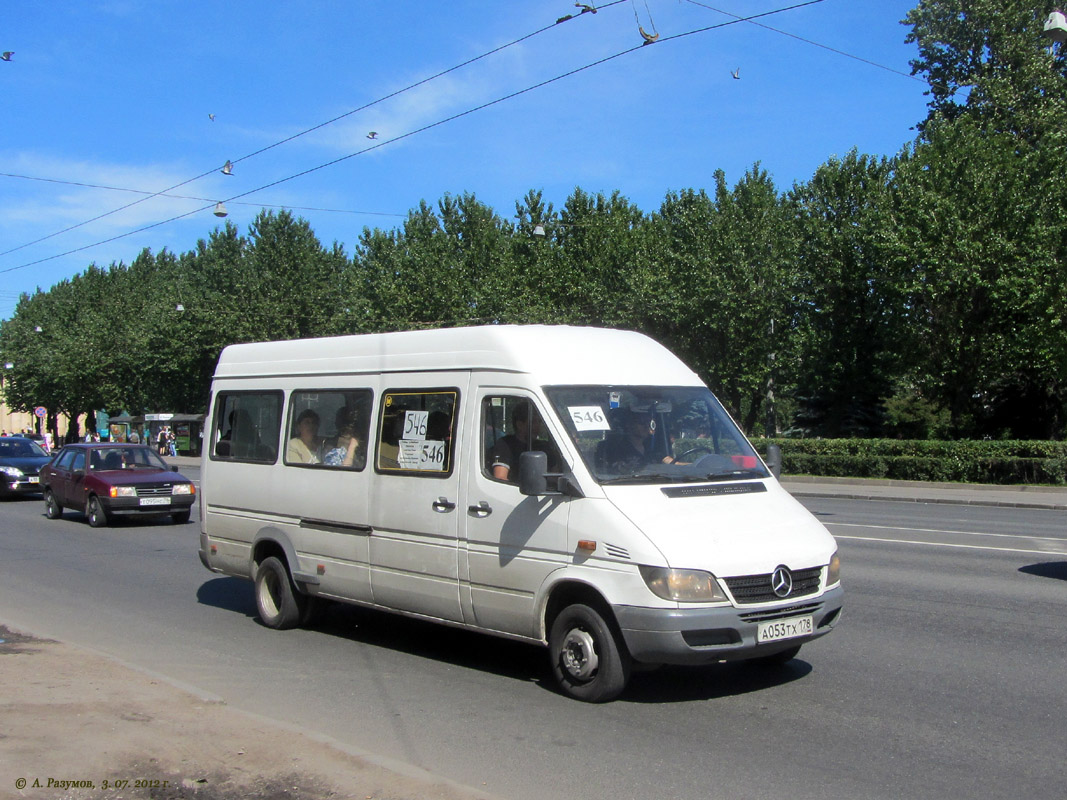 Санкт-Петербург, Mercedes-Benz Sprinter W904 408CDI № А 053 ТХ 178