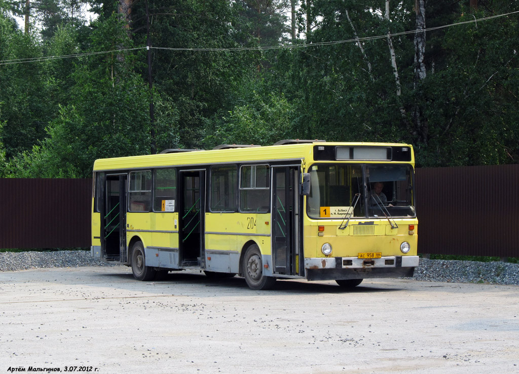 Sverdlovsk region, LiAZ-5256.00 # 20402