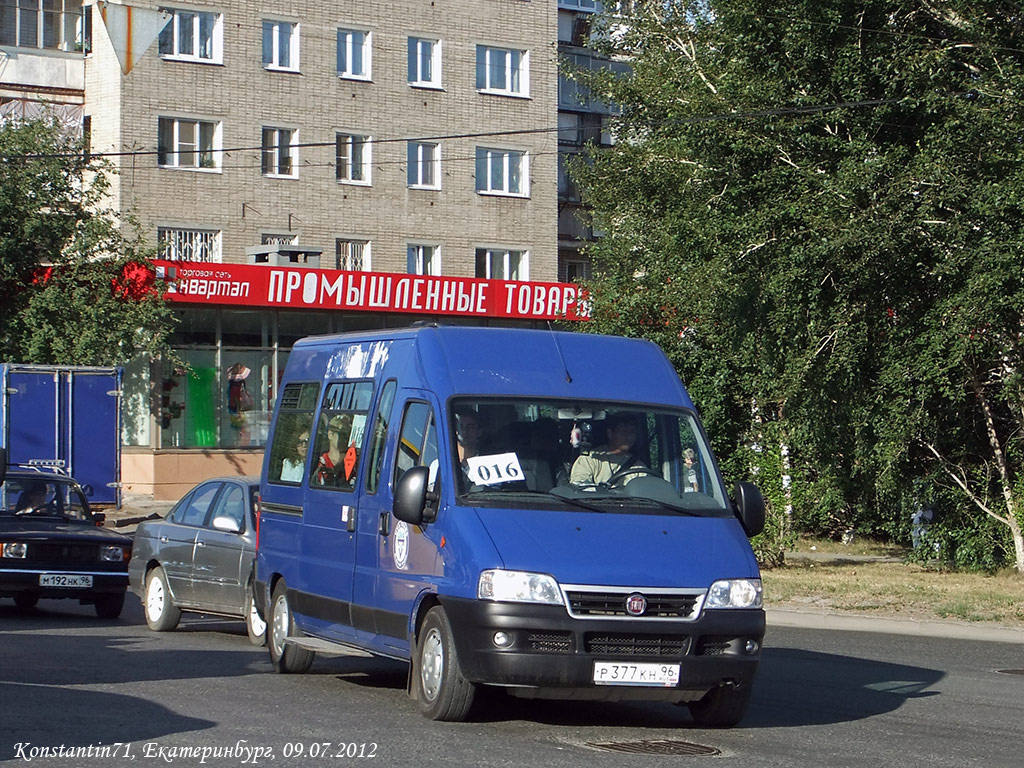 Свердловская область, FIAT Ducato 244 CSMMC, -RT № Р 377 КН 96