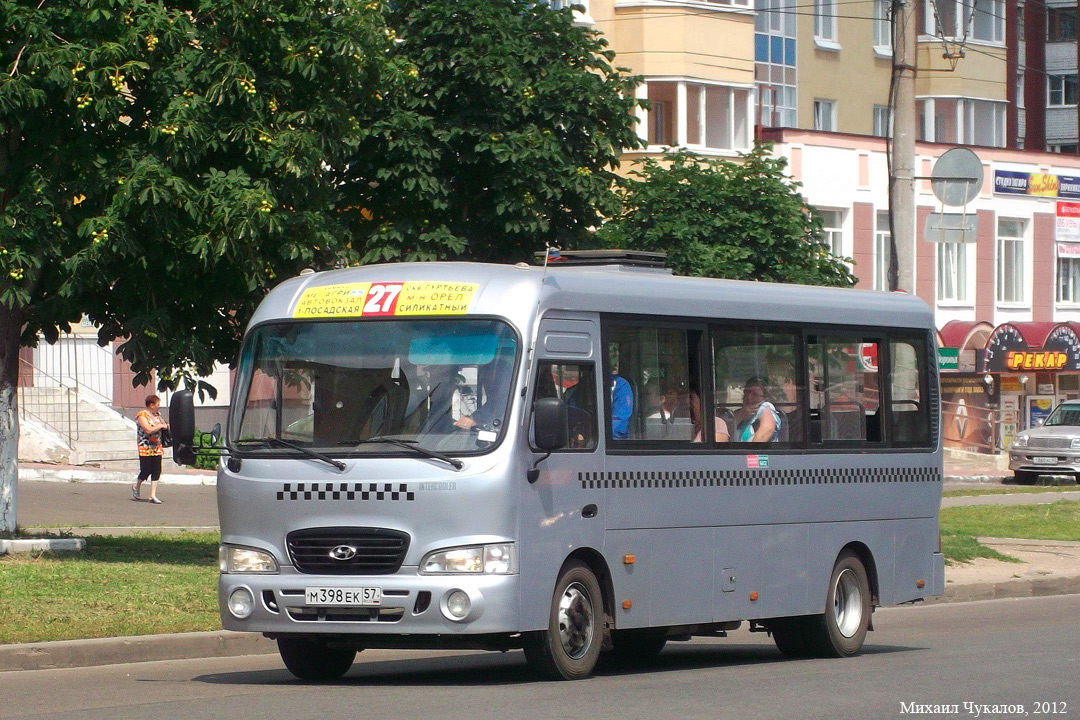 Орловская область, Hyundai County LWB C09 (ТагАЗ) № М 398 ЕК 57