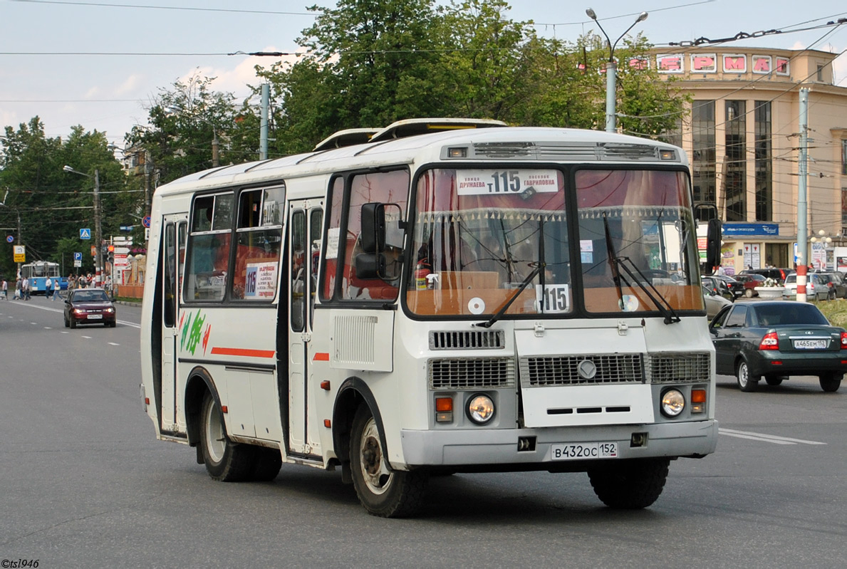 Нижегородская область, ПАЗ-32054 № В 432 ОС 152