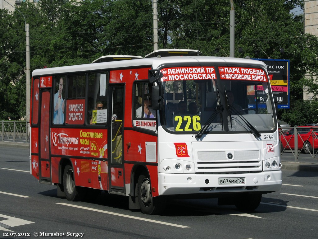 Санкт-Петербург, ПАЗ-320402-05 № n444