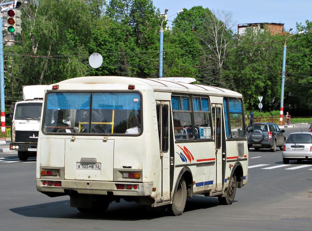 Нижегородская область, ПАЗ-32054 № Х 105 МВ 52