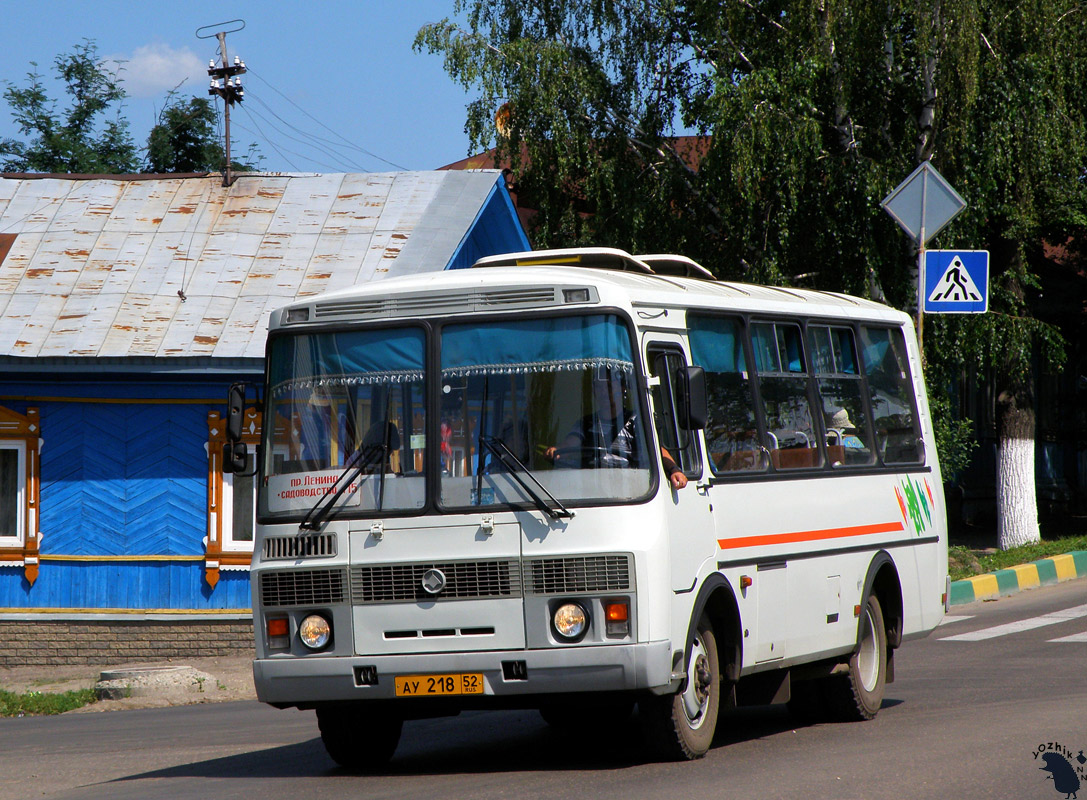 Нижегородская область, ПАЗ-32054 № АУ 218 52