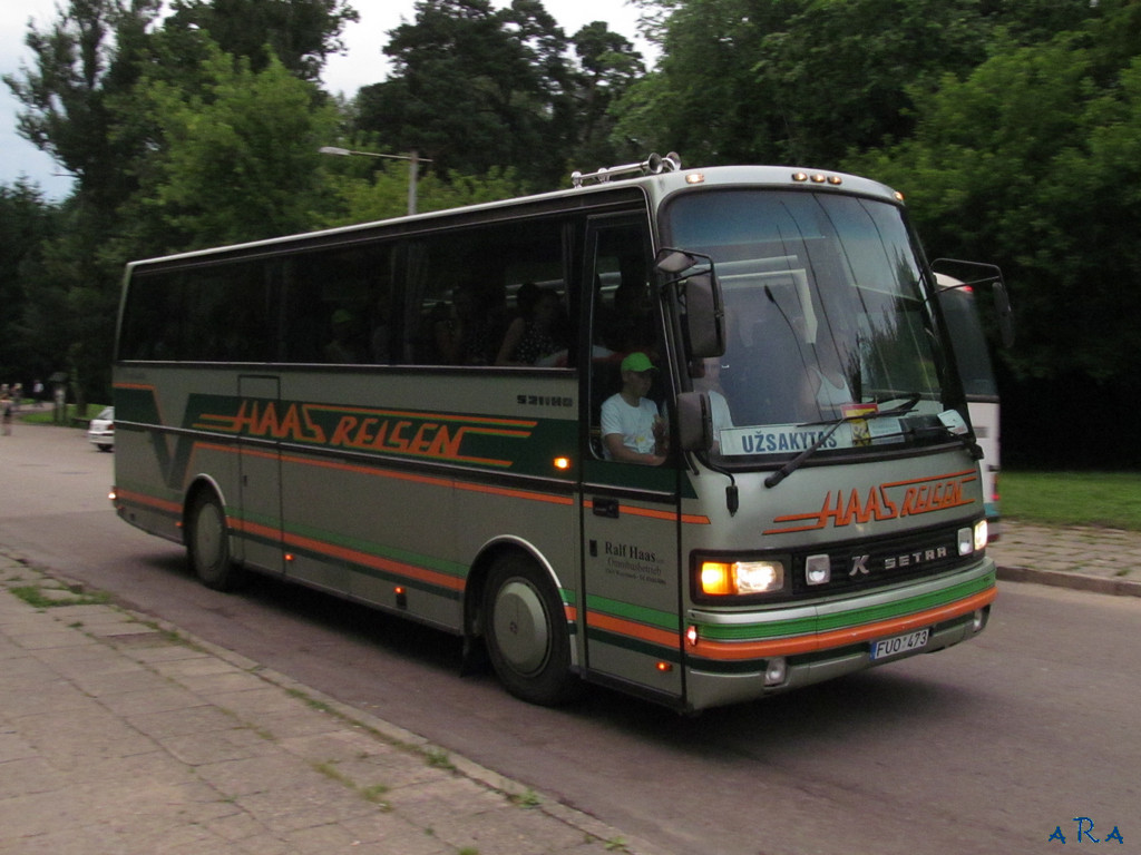 Литва, Setra S211HD № FUO 473; Литва — Праздник песни 2012