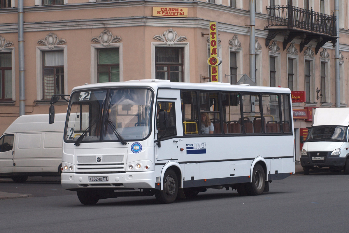 Санкт-Петербург, ПАЗ-320412-05 № 7755